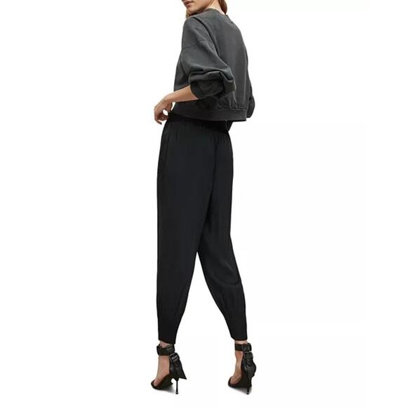 ALLSAINTS Nala Pull On Tapered Jogger Trousers Sz 2 - Picture 4 of 9